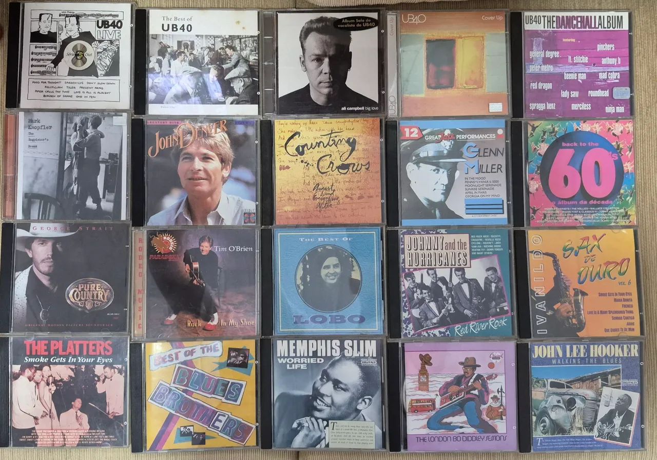 Lote de 20 CDs Internacionais Diversos