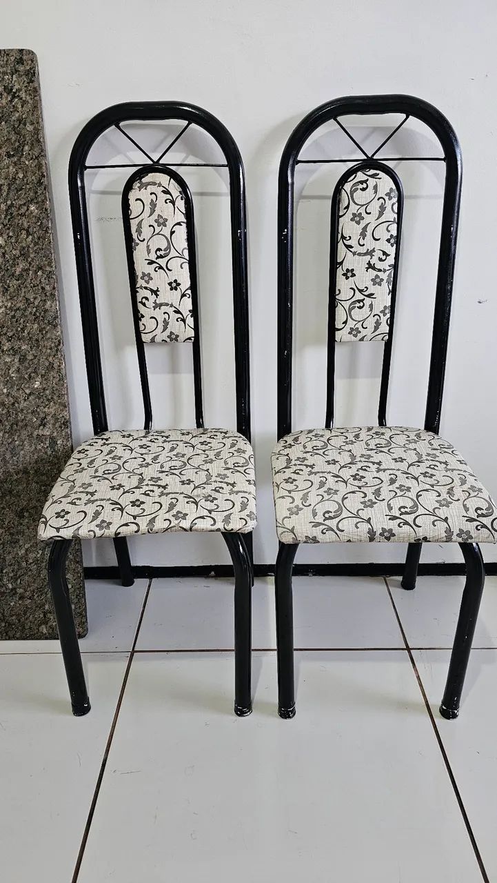 Conj Mesa granito + 4 cadeiras (sem a Base da mesa)<br>base da mesa) - Foto 3