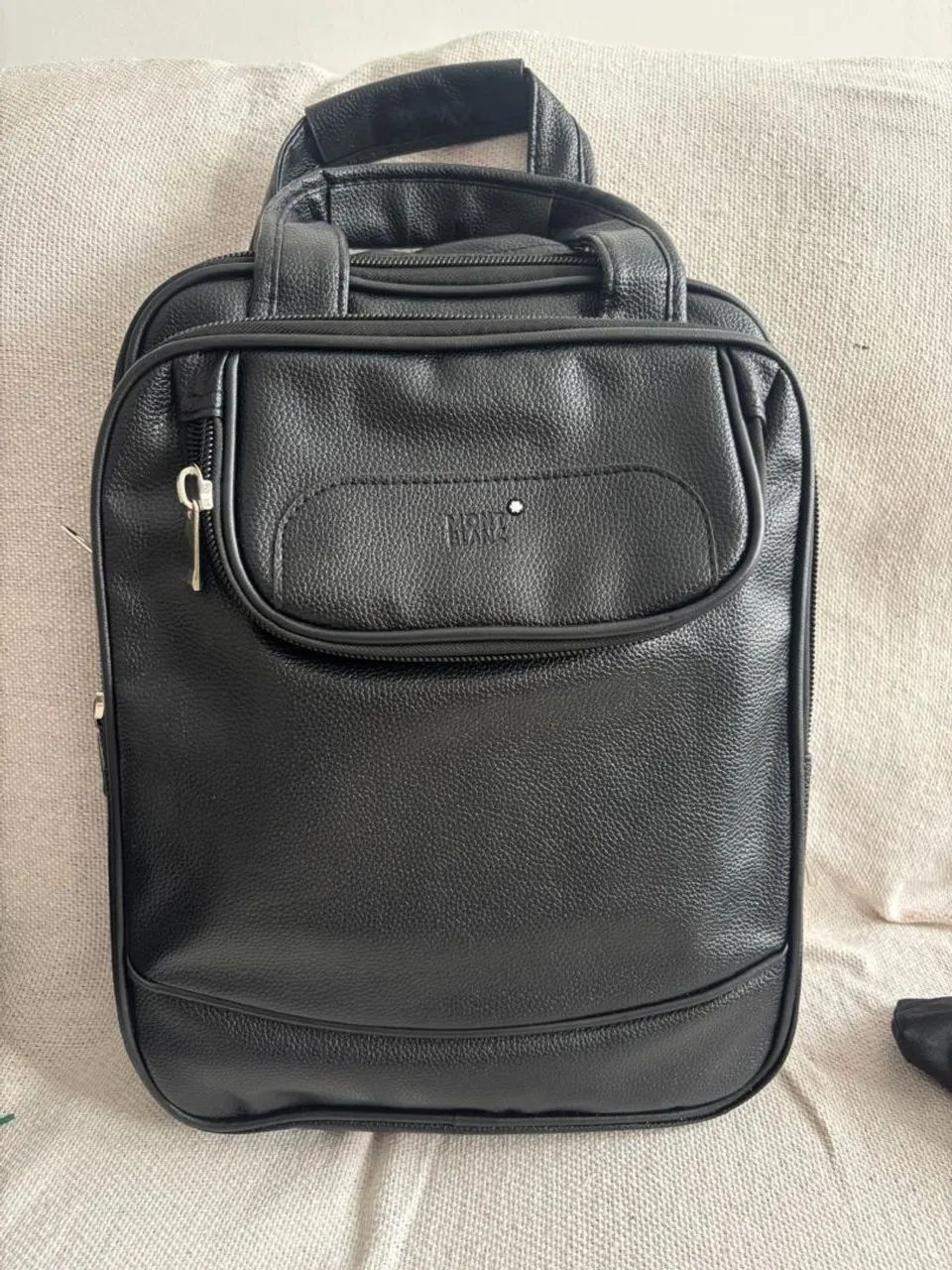 Bolsa Mochila Montblanc Couro