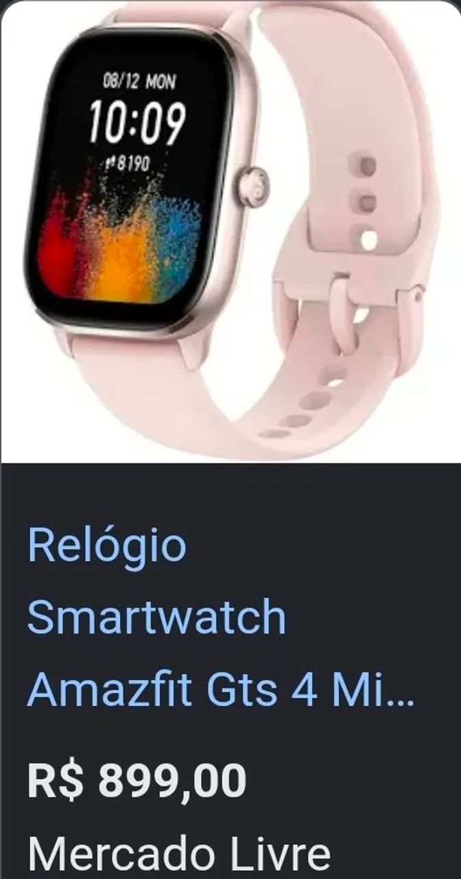 Relógio Amazfit gts 4 mini - Foto 2