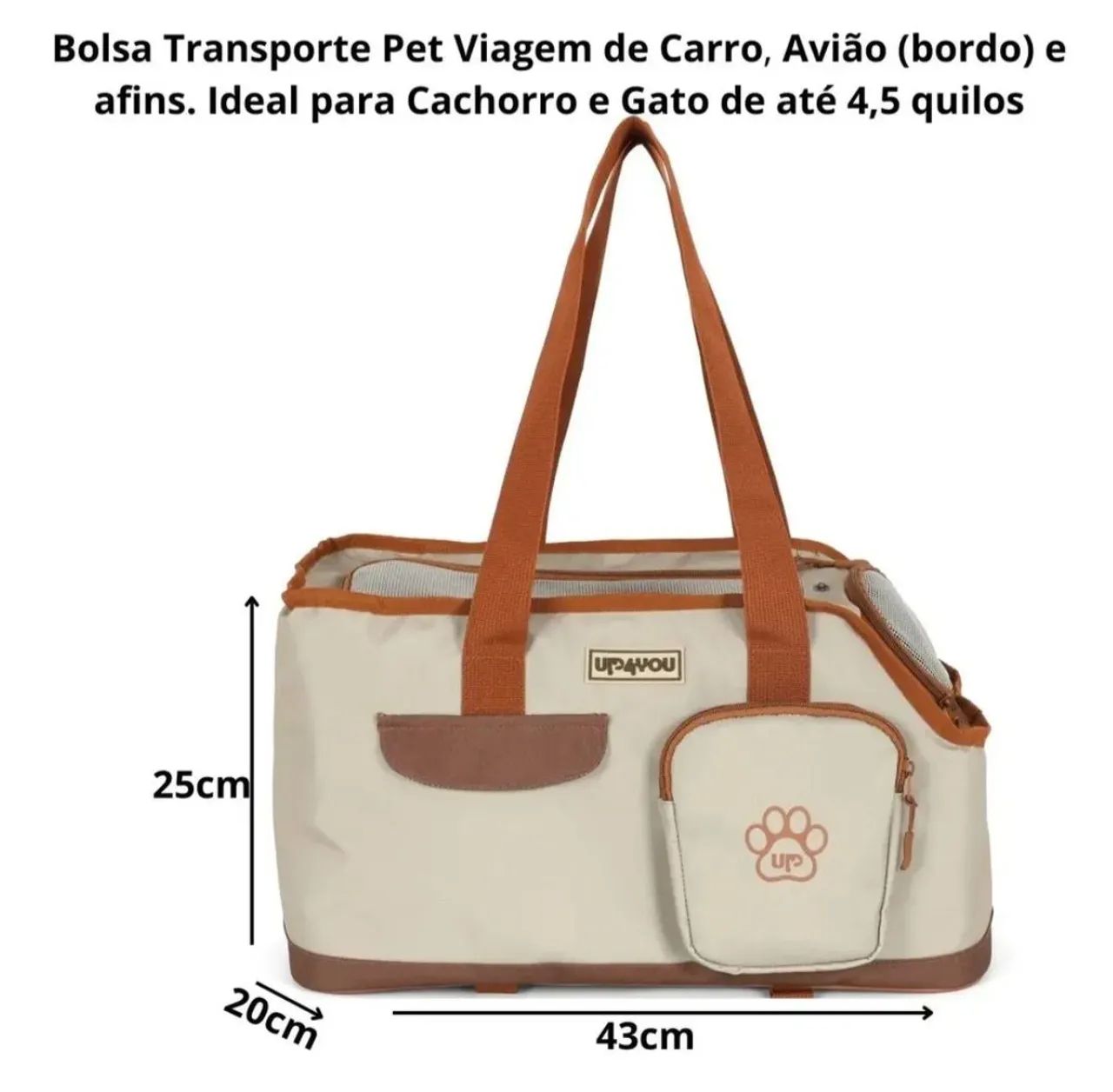 Bolsa Transportadora Pet - Nova, Nunca Usada ? - Foto 3