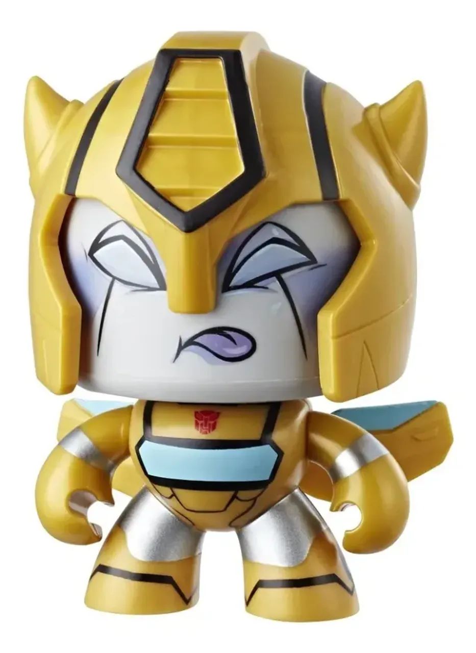 Boneco Transformers Mighty Muggs Bumblebee E3456 Hasbro Action Figure miniatura - Foto 2