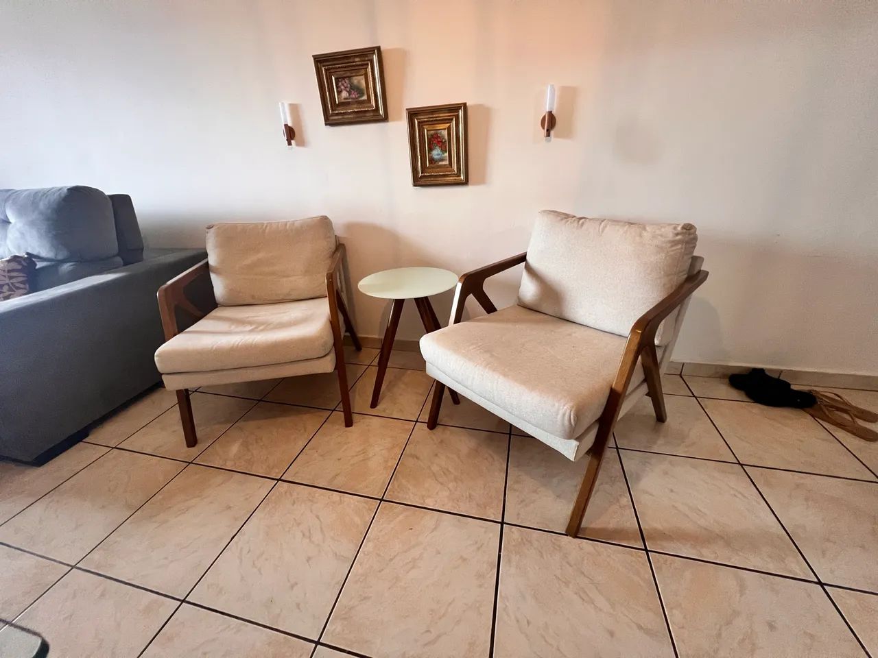 Conjunto de poltronas em madeira  - Foto 5