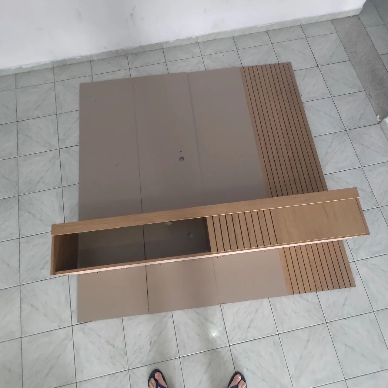 Painel TV ripado 1,80 x 1,80. Até 75 polegadas - Foto 2