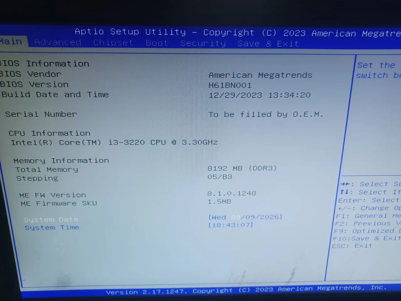 Placa Mãe DX H61S Intel LGA 1155 DDR3