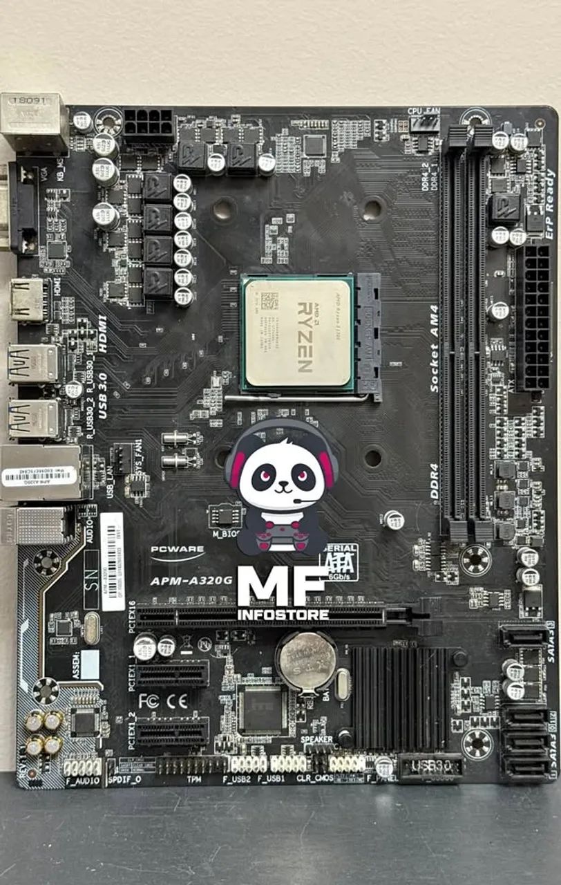 Kit A320M PCWare + Ryzen 3 1200