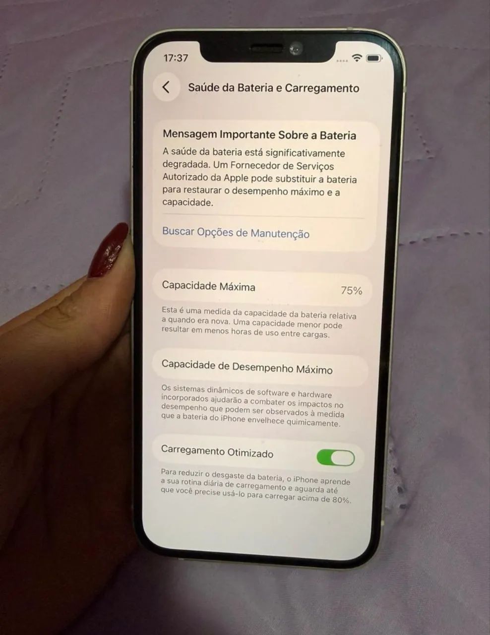 iPhone 12 Branco 128 GB com caixa - Foto 4