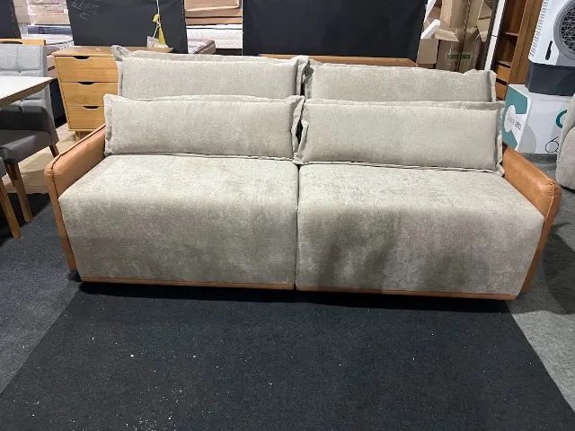 Sofá cama Clean 2.20cm no linho - Foto 2