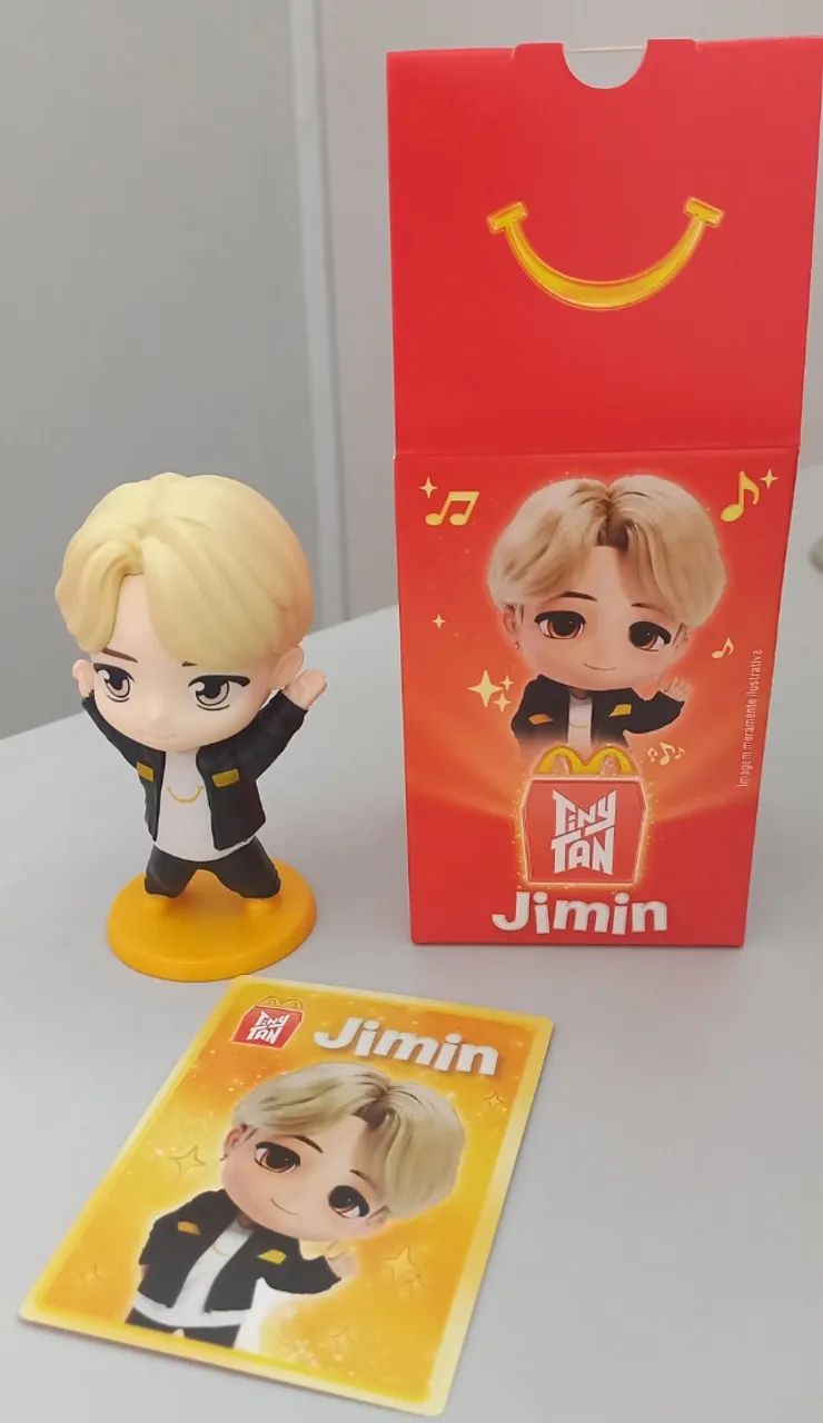 Bonecos TinyTAN K-Pop BTS 2025 - McDonald's Mc Lanche Feliz - Throwback - Foto 3