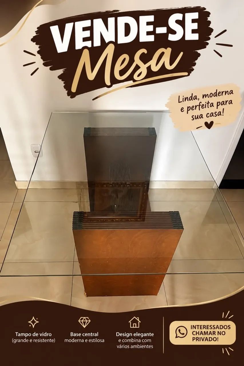 Mesa de vidro
