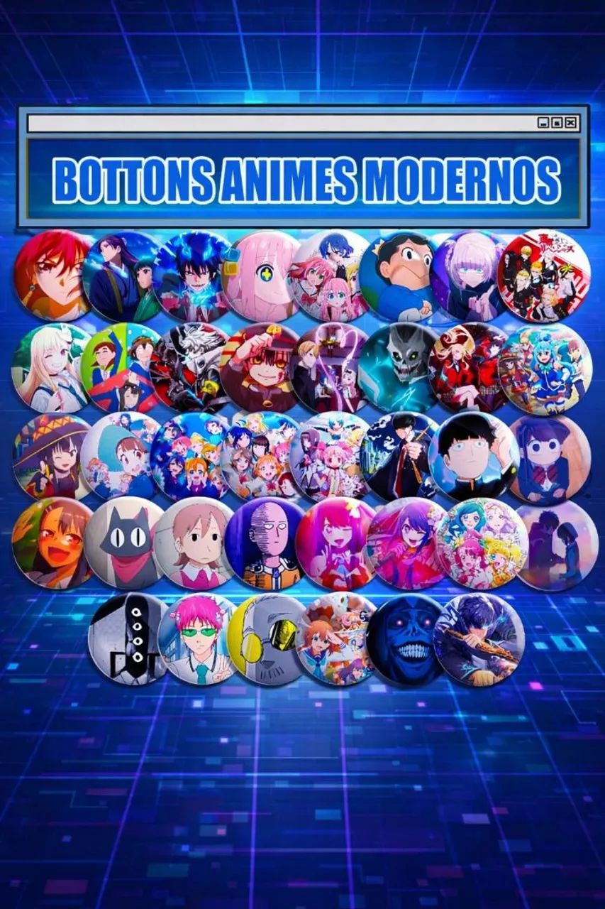 Bottons de anime e personalizados