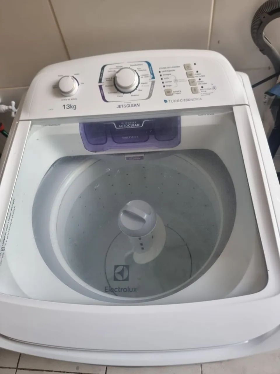 Máquina de Lavar Electrolux 13kg Branca Turbo Economia com Jet&Clean