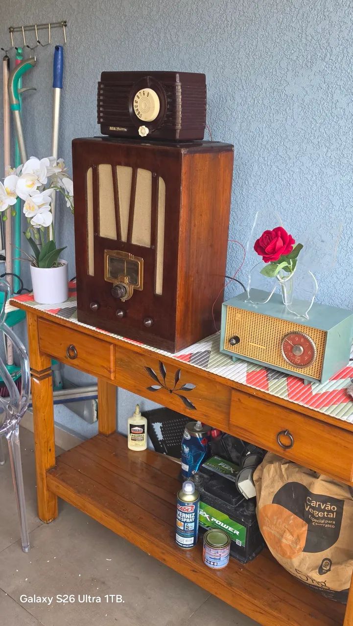 RADIO ANTIGO RCA USA. RARIDADE - Foto 5