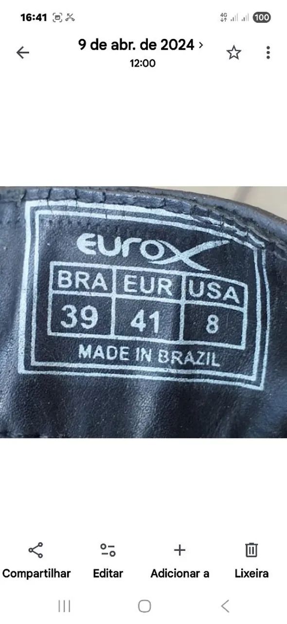 Botas para moto numeração 39. - Foto 3