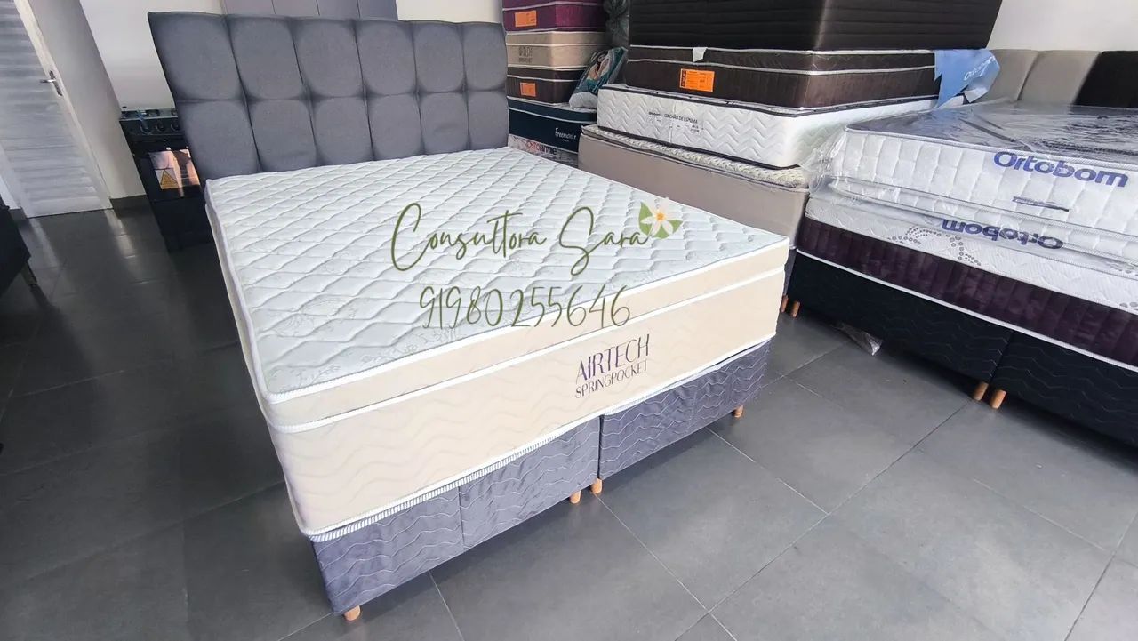 CAMA BOX QUEEN AIRTECH SPRINGPOCKET 35CM  - Foto 2