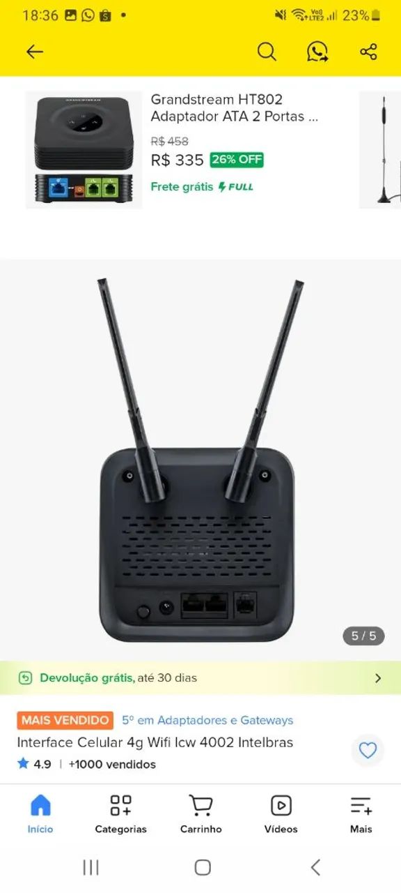 Aparelho de chip que virá wifi - Foto 3