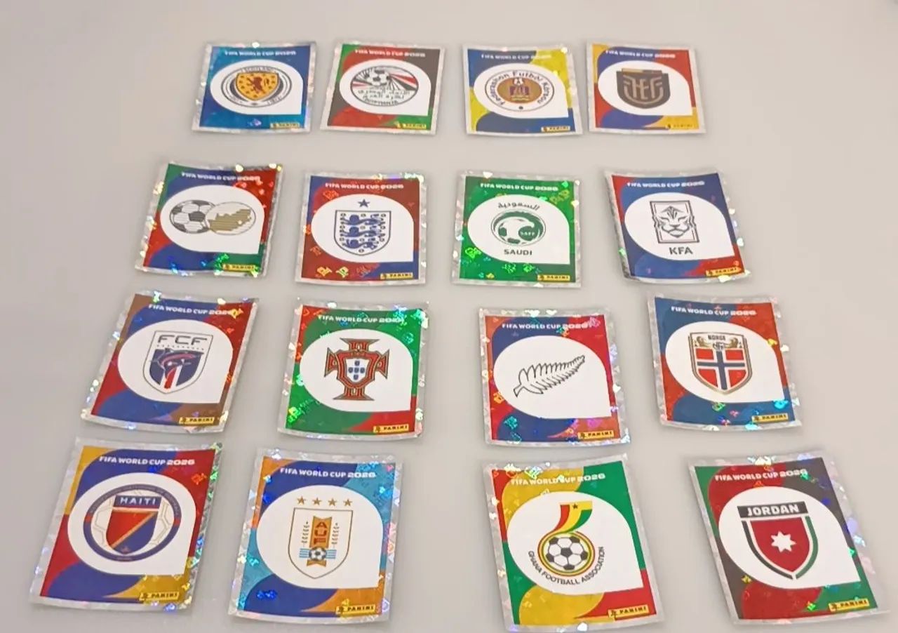 Figurinhas da copa (escudos) - Foto 2