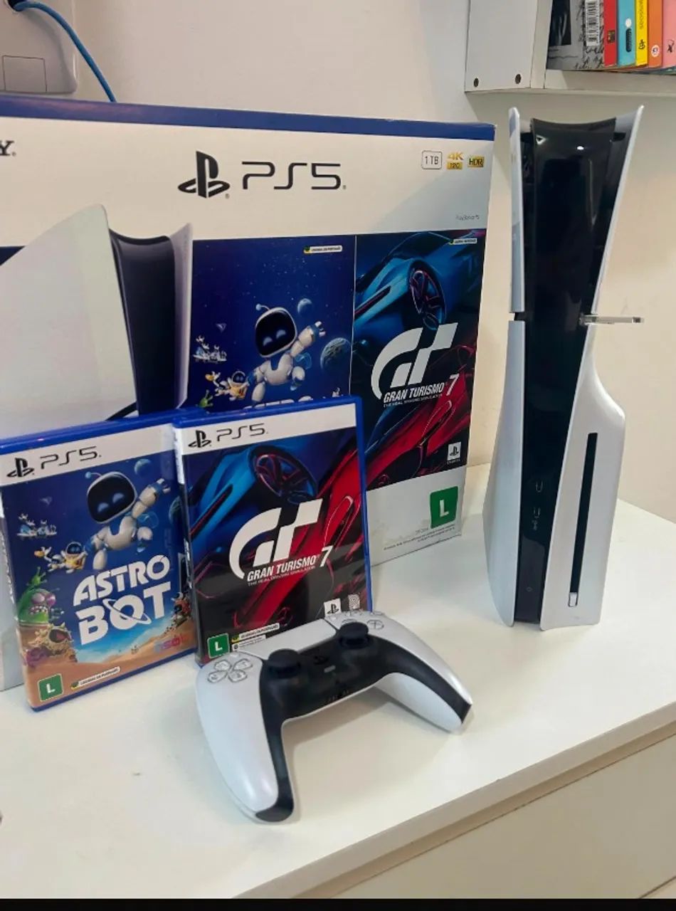 PS5 COM LEITOR DE DISCO 