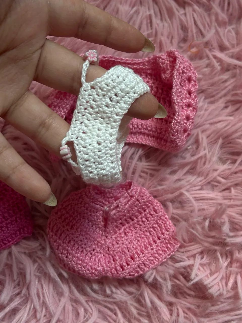 Roupas de Barbie de crochê  - Foto 3