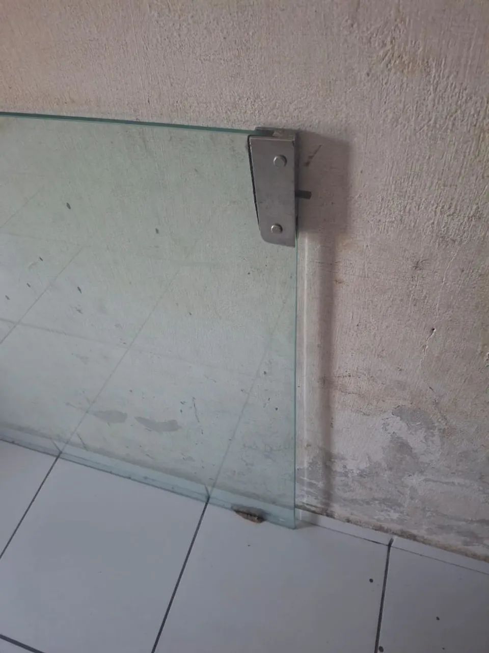 Porta de vidro temperado para vender logo 