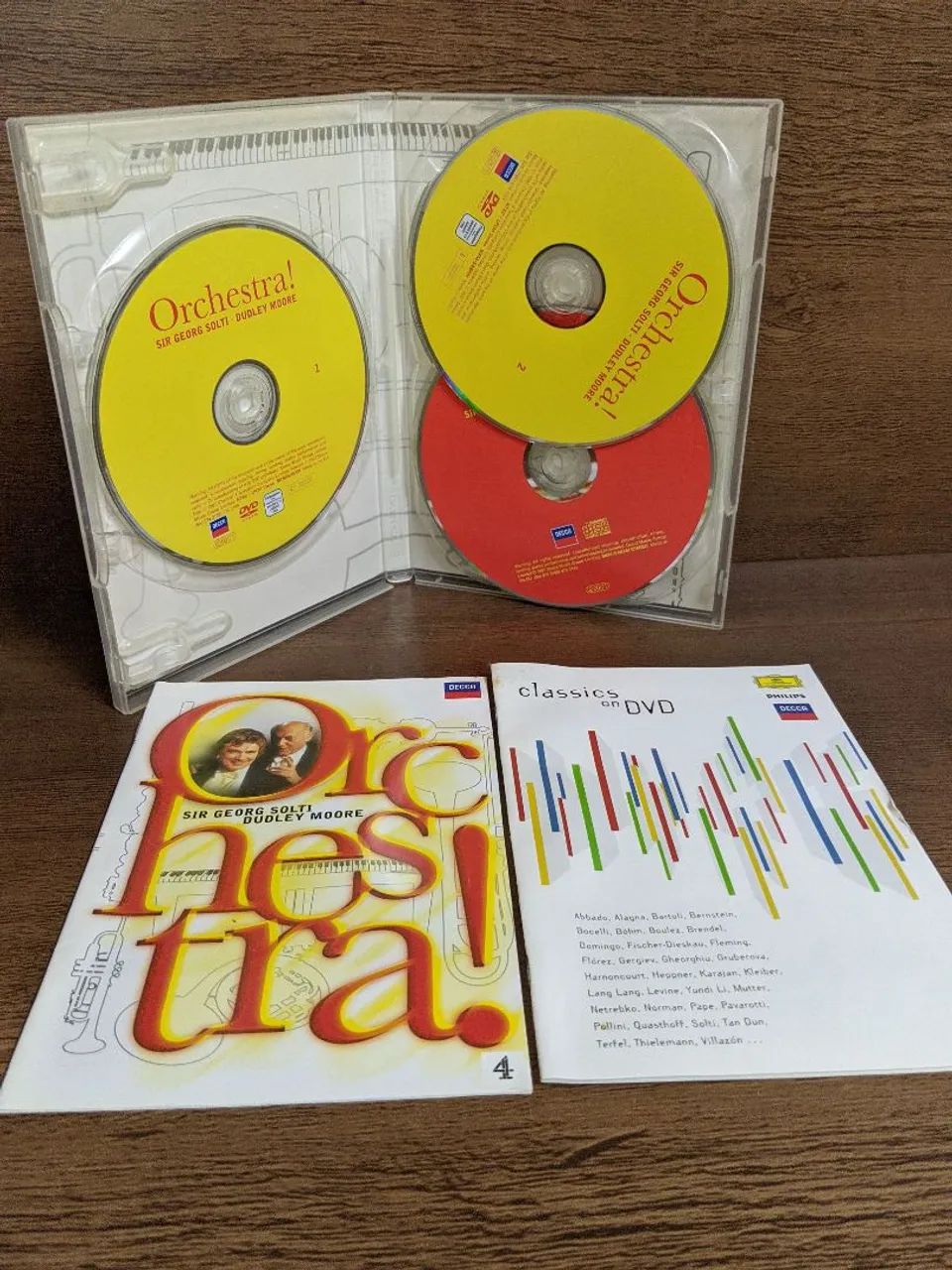 DVD Orchestra! (Série Completa) + CD Bônus | Sir Georg Solti & Dudley Moore - Foto 2
