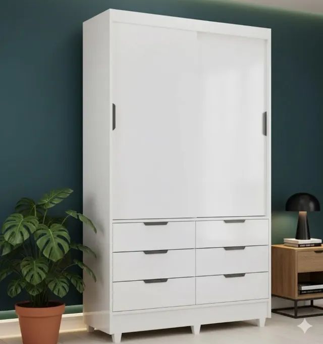 SUPER OFERTA Guarda Roupa Sevilha Branco
