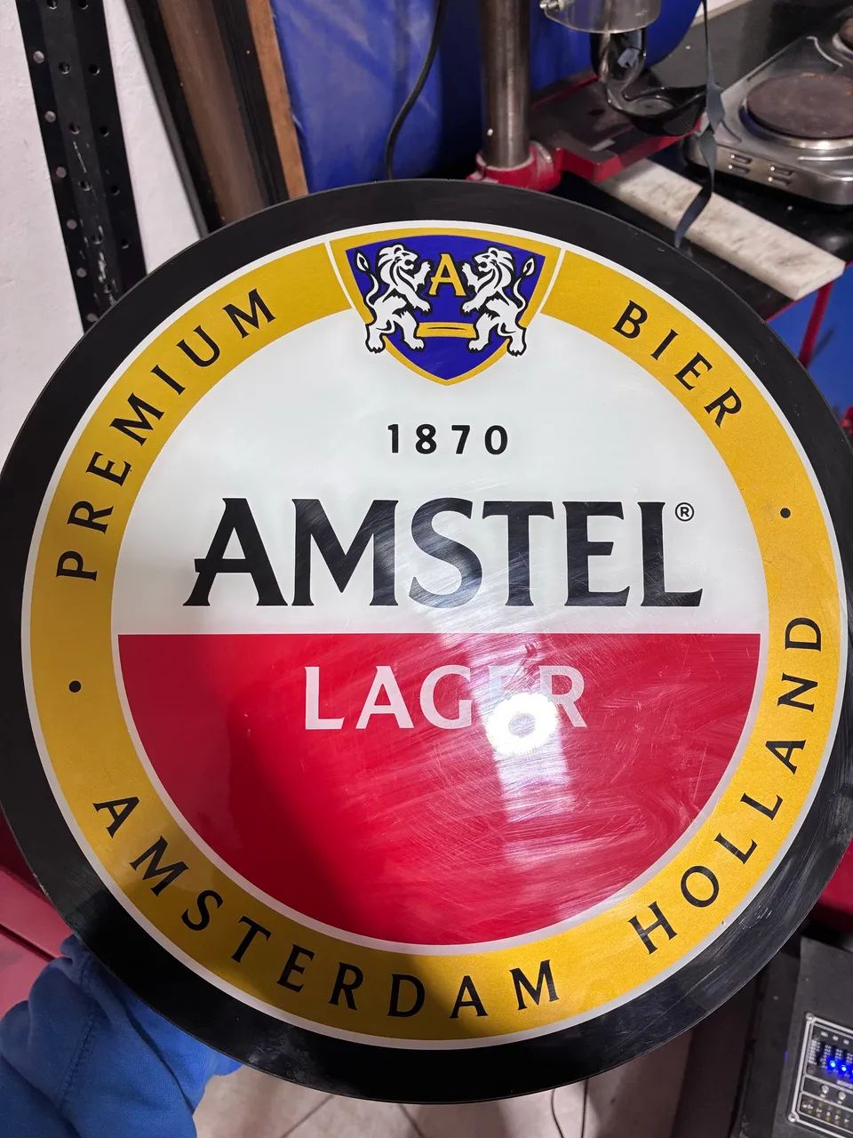 placa publicitária amstel  - Foto 2