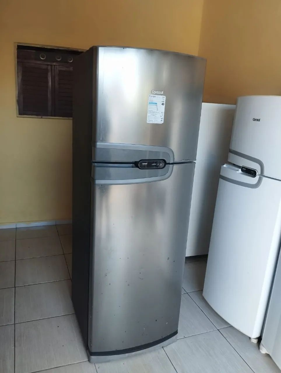 Geladeira cônsul inox dúplex fros free