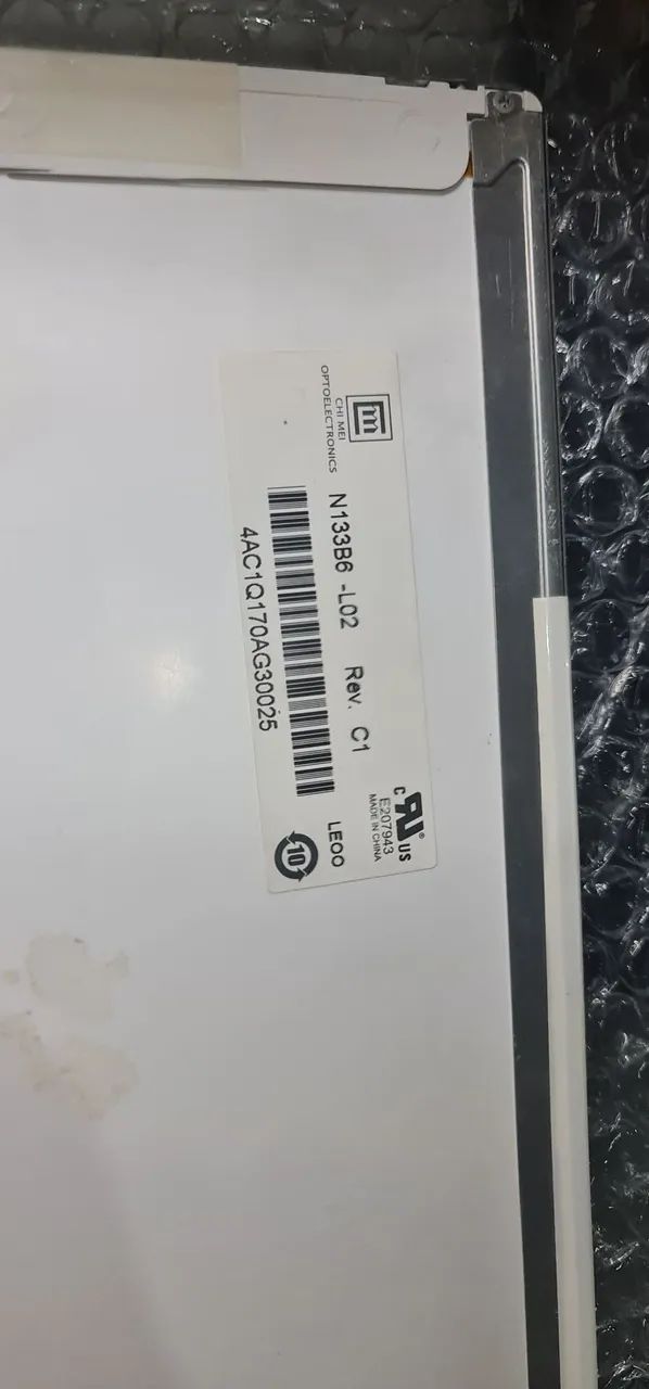 Tela Led 13.3" P/N: N133B6-L2 rev. C1 - Foto 3