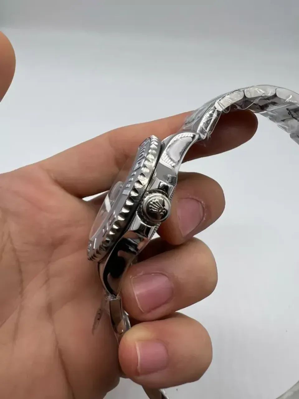 Relógio ROLEX YACHT MASTER AUTOMÁTICO MOSTRADOR PRETO - Foto 5