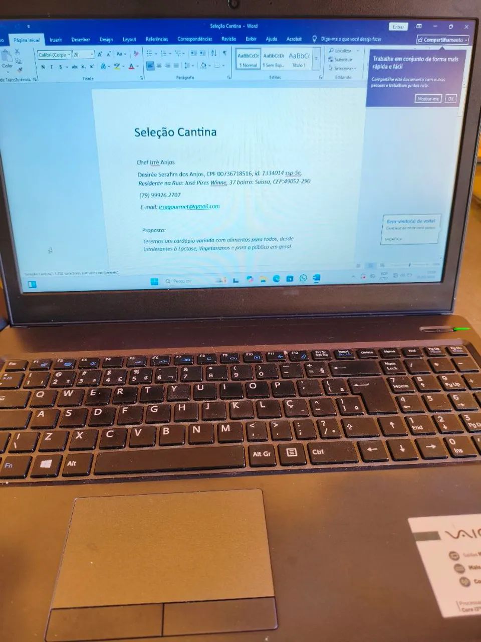 Notebook Vaio - Foto 2