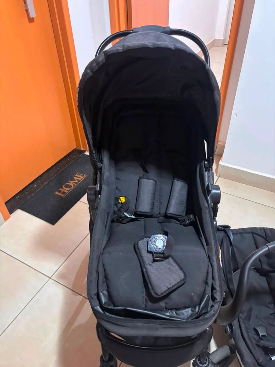 Carrinho de bebê e bebê conforto  - Foto 4