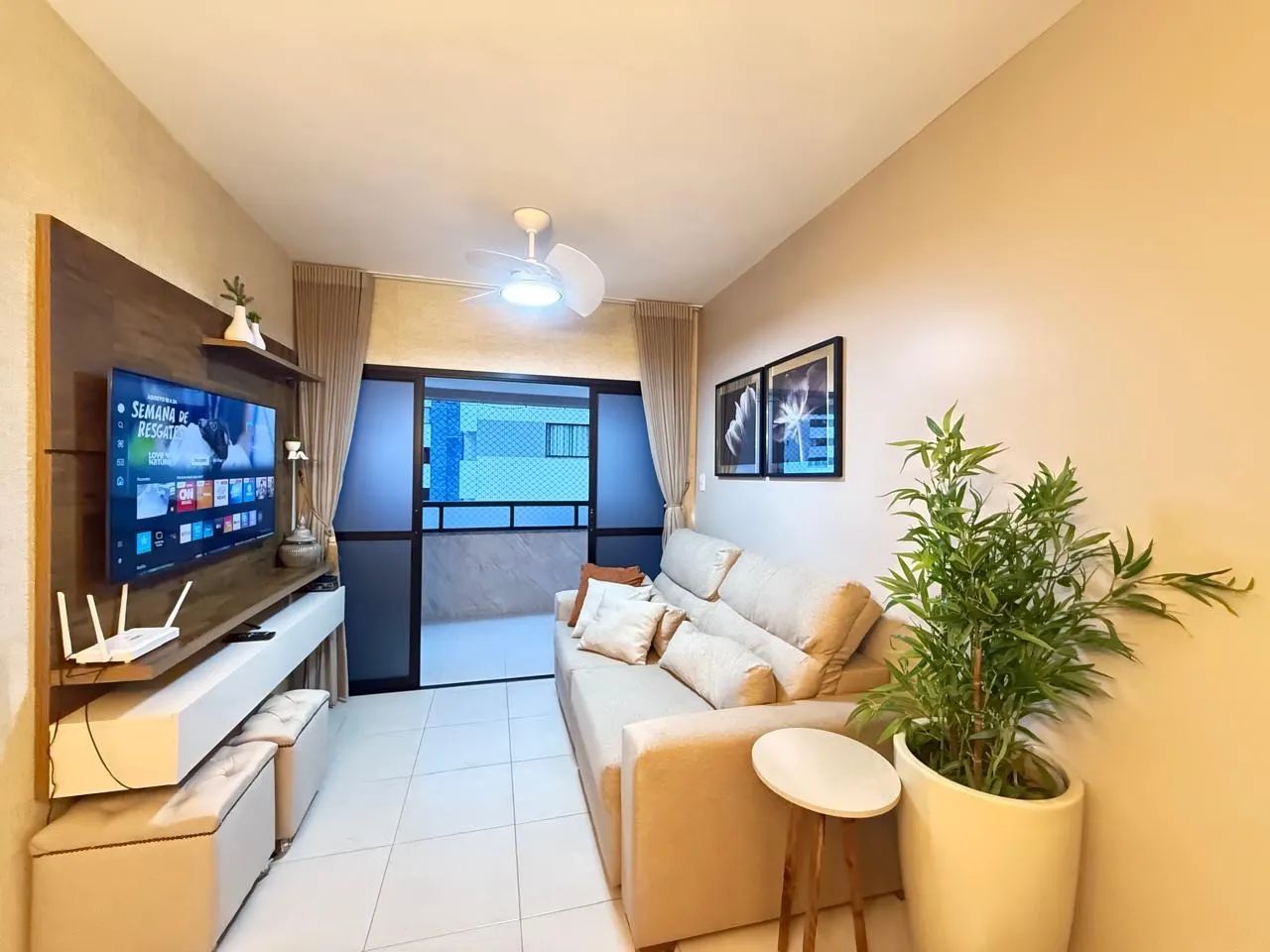 Apartamento mobiliado 3/4 com 2 suítes - Foto 4