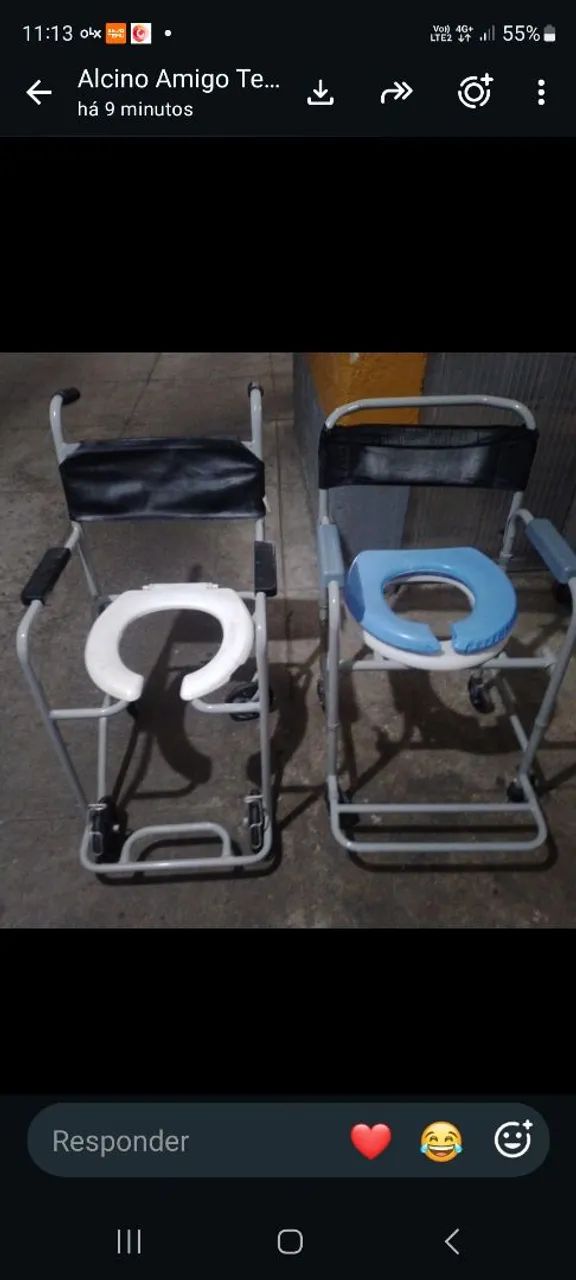 Cadeira higiênico