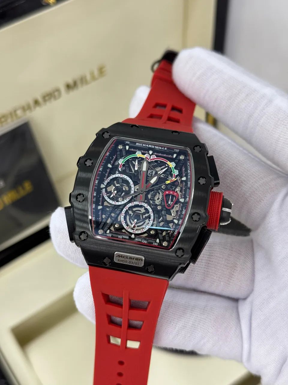 Relógio Richard Mille McLaren Automático  - Foto 4