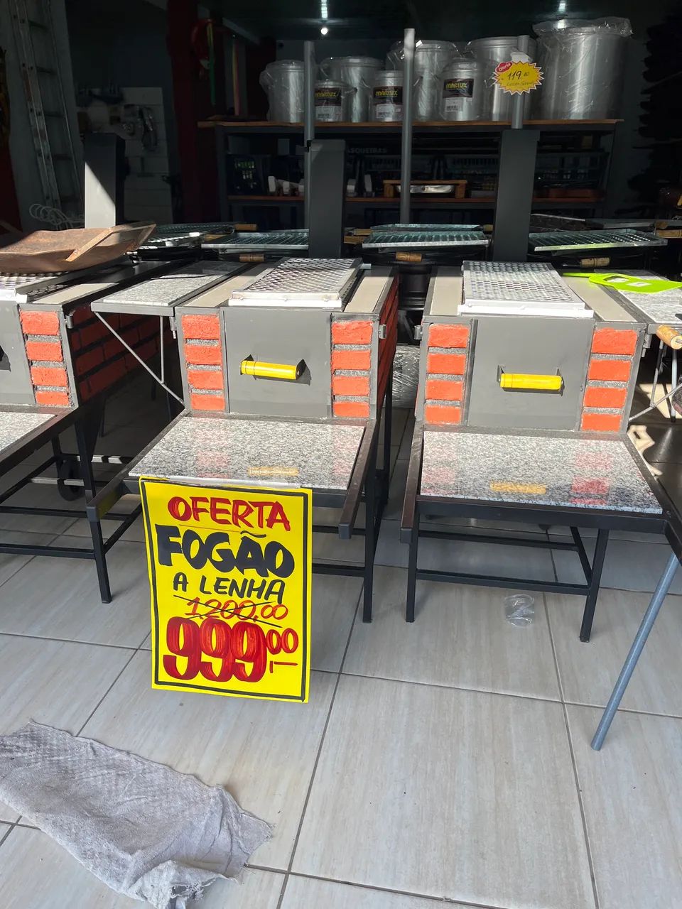 Fogão a lenha móvel Anapolis  - Foto 2
