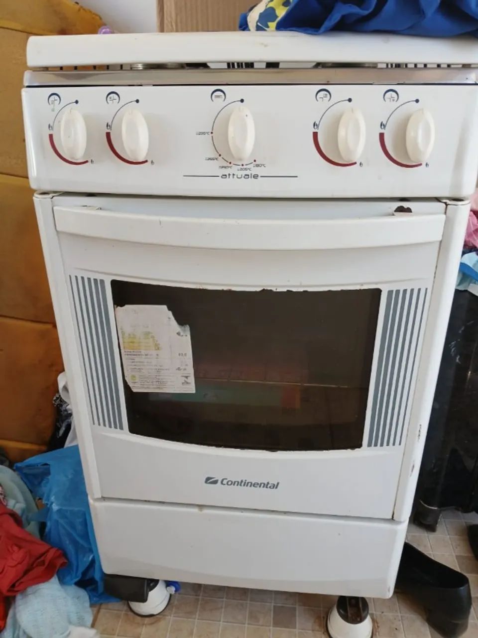 Fogão Continental branco 4 bocas muito bem conservado