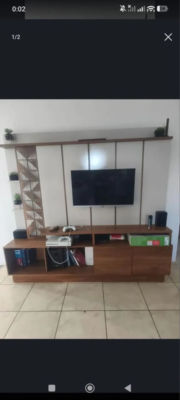 Rack com painel 