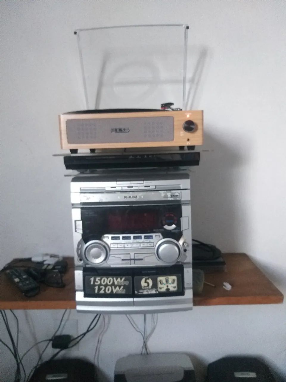 Aparelho de Som com Tocadisco 5x1 - Foto 2