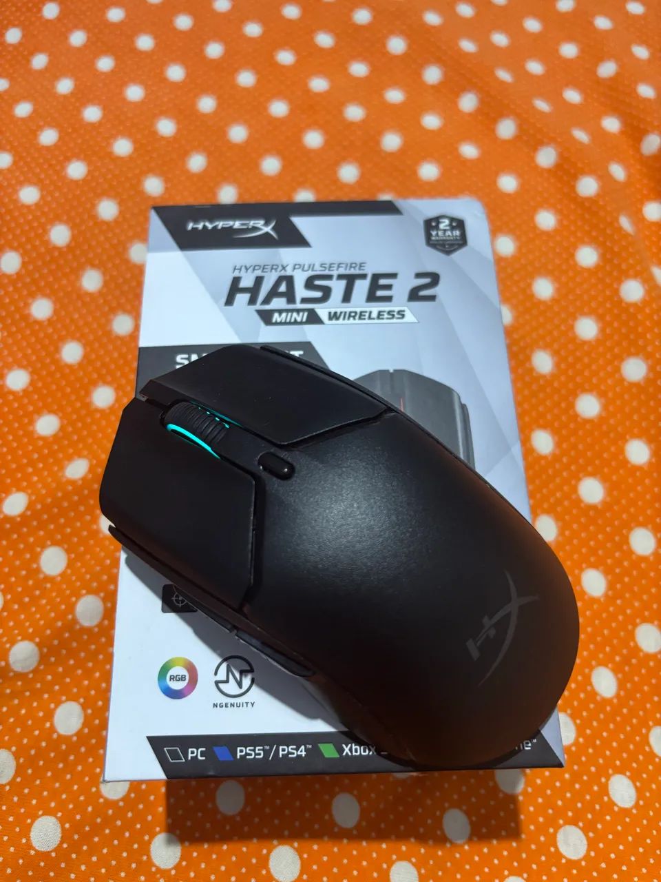 Mouse HyperX Pulsefire haste 2 Mini Sem fio - Foto 2