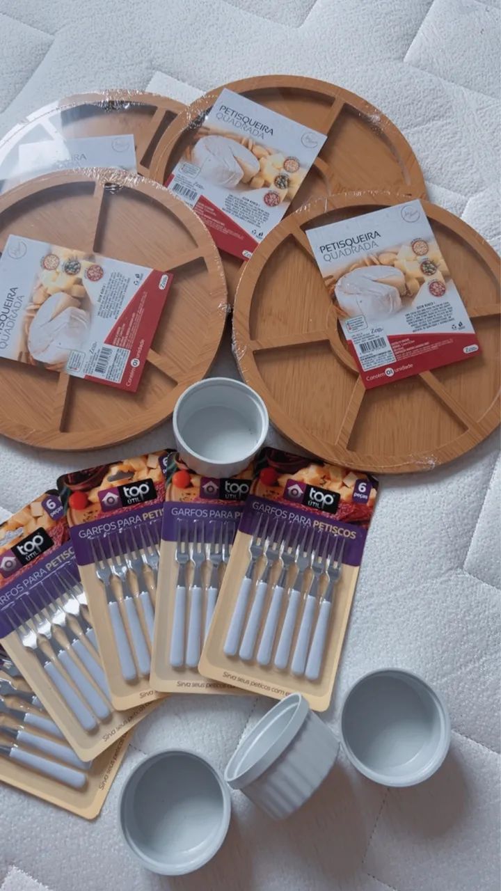 Kit tábua de petiscos 