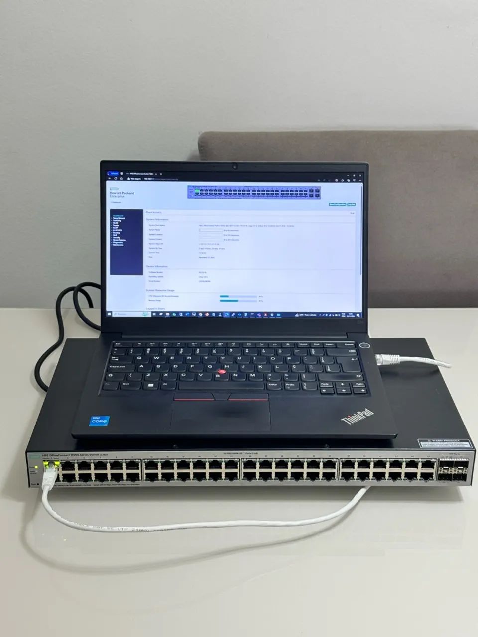 Switch Gerenciável HP 48 Portas