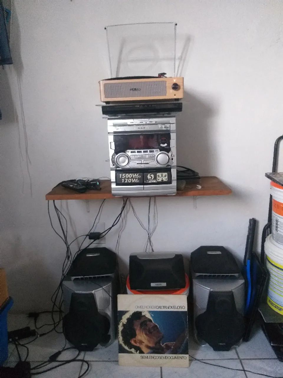 Aparelho de Som com Tocadisco 5x1 - Foto 3