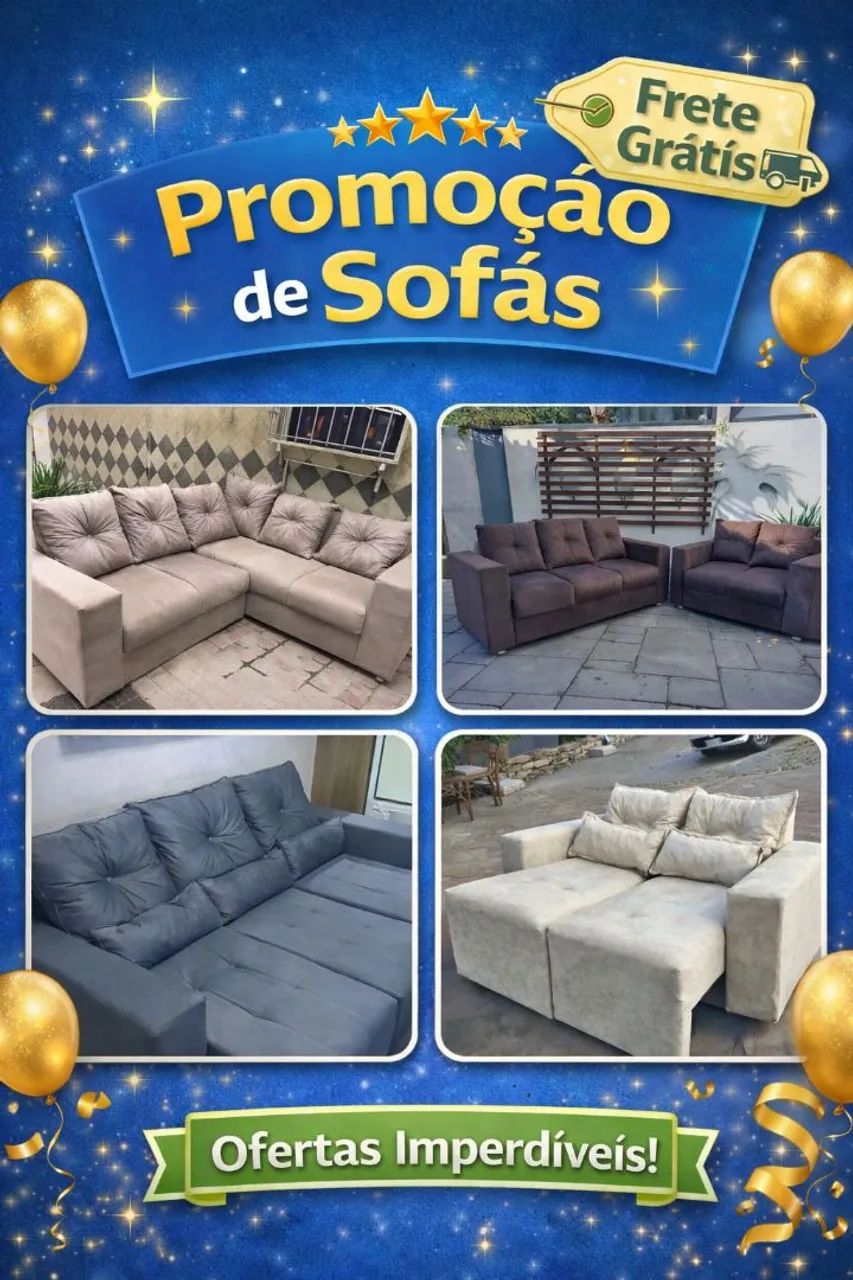 Sofá retrátil Manchester 3 lugares com frete - Foto 3