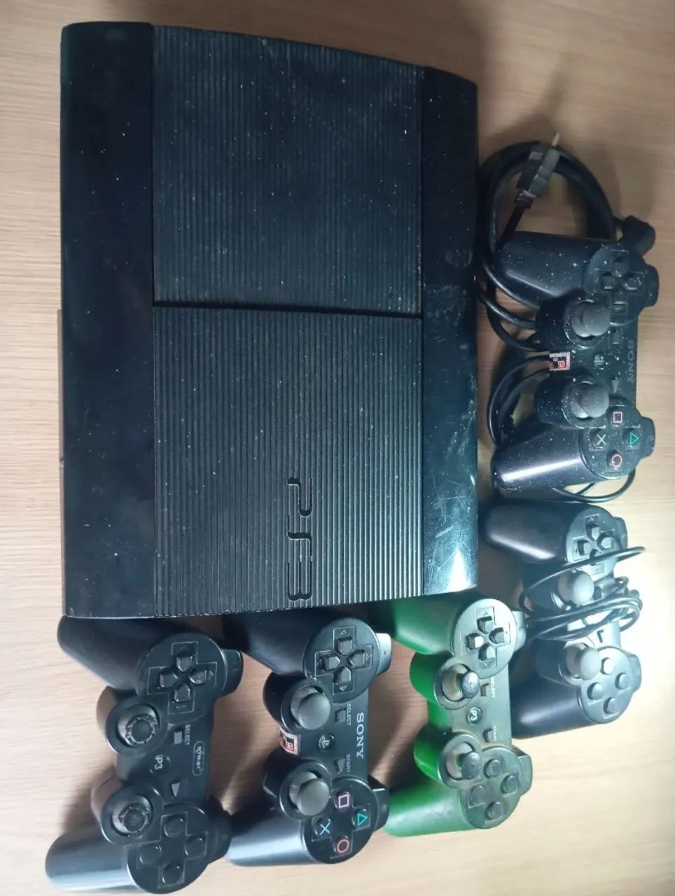 Ps3 desbloqueado! 5 controle, e cabo ! - Foto 3