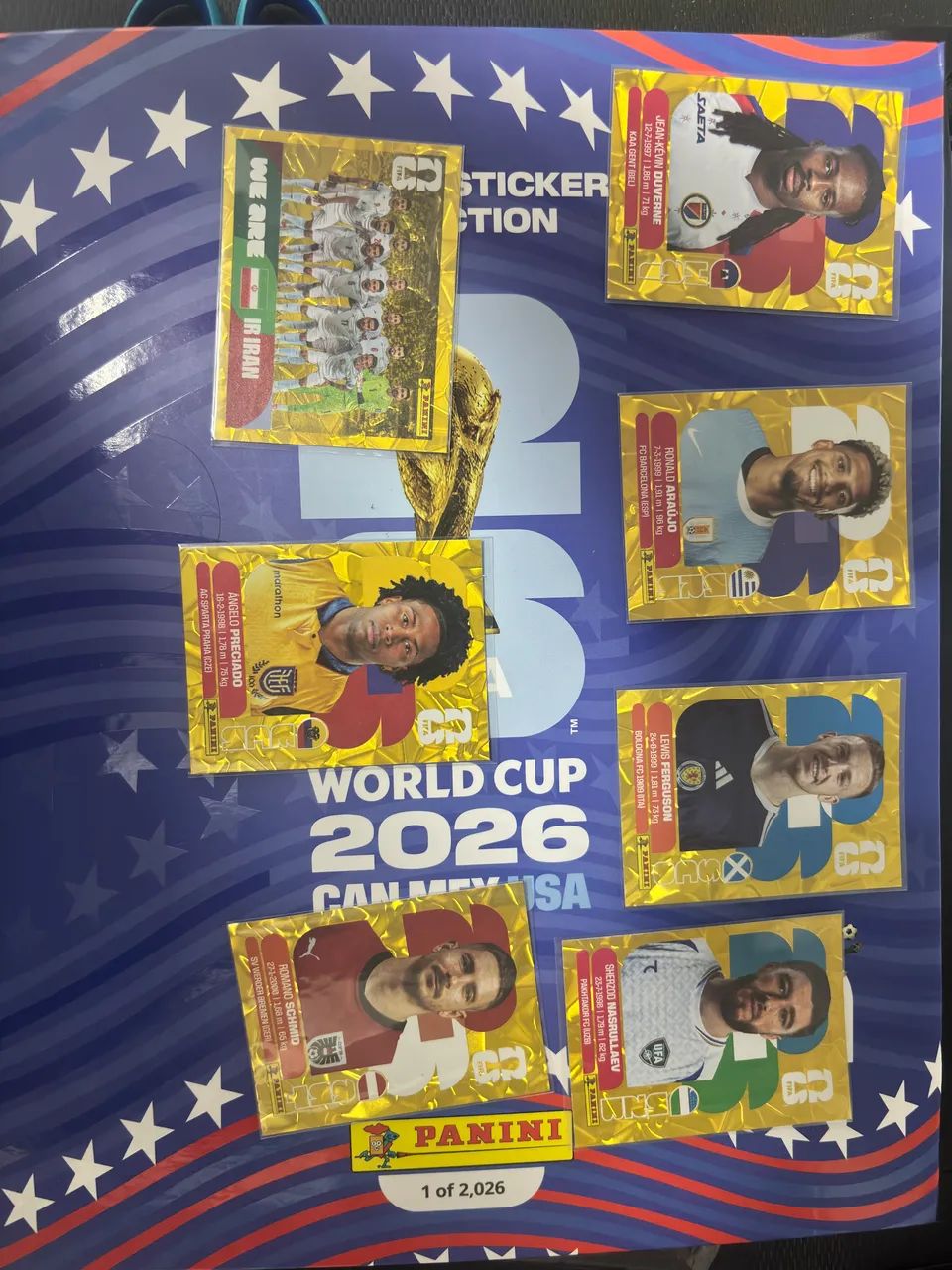 Figurinha Gold Crumple kit com 7 - Foto 2