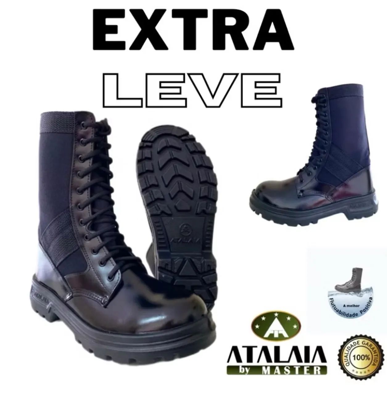 COTURNO EXTRA LEVE COM ZÍPER ATALAIA