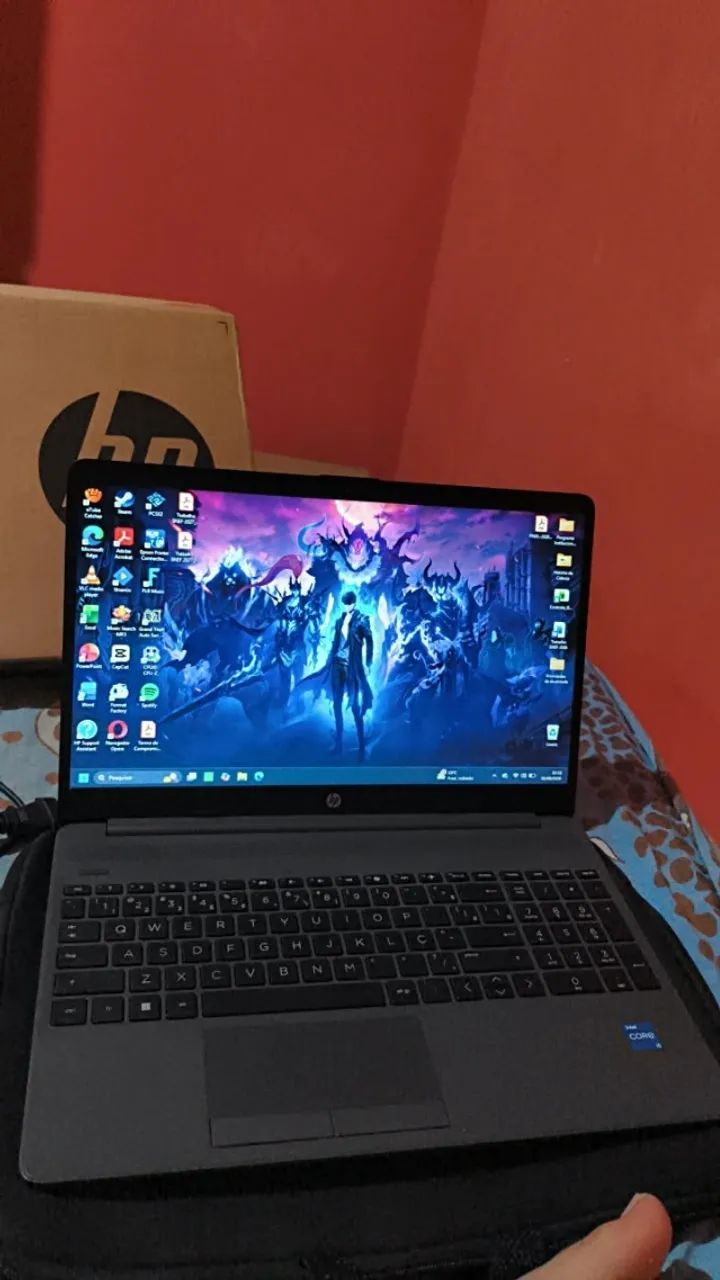 Notebook HP 256R G9 I5 8gb SSD 1TB Win11 Cinza - Foto 3