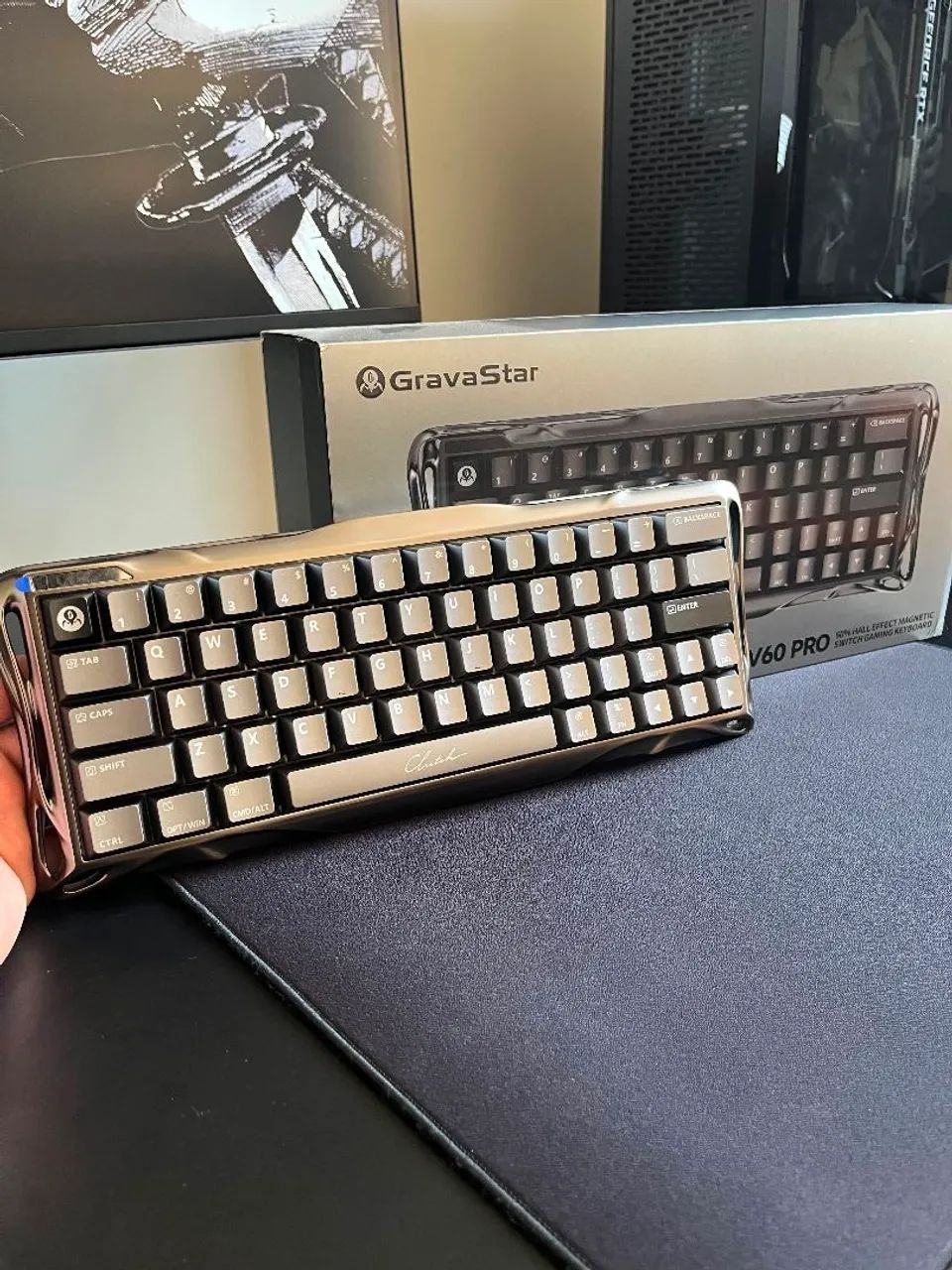 TECLADO GRAVASTAR V60 PRO HE DELUXE EDITION - Foto 3