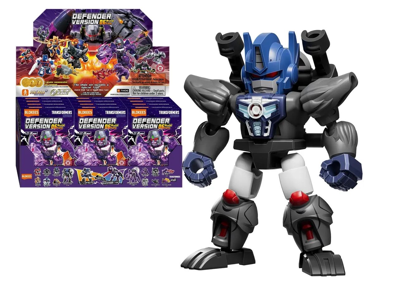 Optimus Primal - Transformers Blockees Defender Version 06